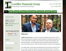 Tablet Screenshot of loefflerfinancialgroup.com